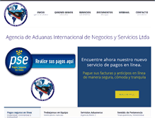 Tablet Screenshot of aduanasins.com